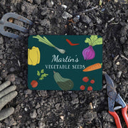 Personalised Vegetable Seed Tin - Proper Goose